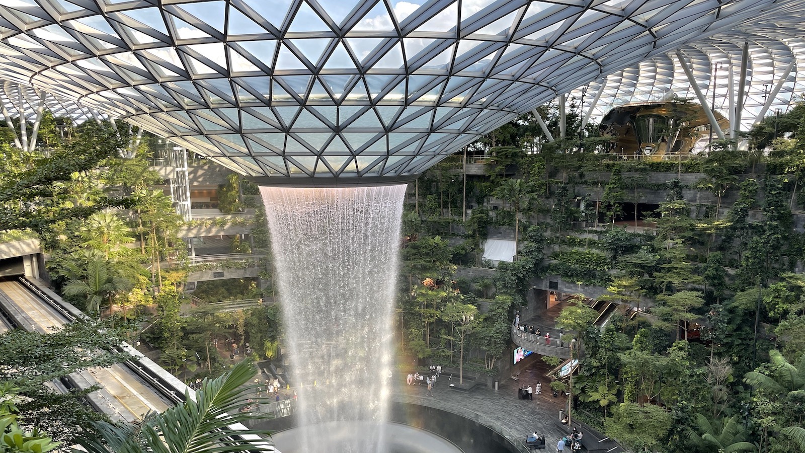Singapore Changi Airport Rain Vortex
