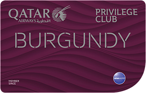 Qatar Airways Burgundy